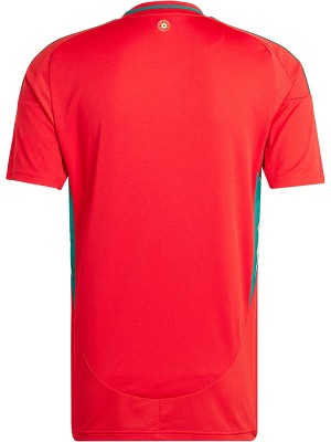 Wales maglia da casa uniforme da calcio prima maglia sportiva da uomo del kit da calcio Euro 2024 Cup